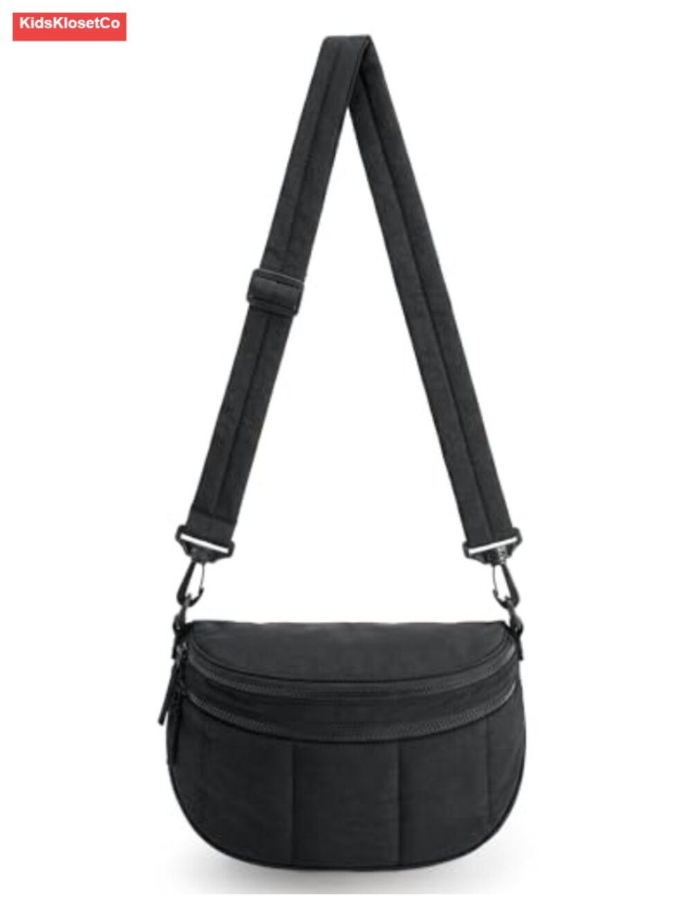 Lightweight Puffy Crossbody Bag Travel Purse Fanny Pack with Multiple Pockets